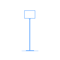 Furniture Floor Lamps Ikea Alang Floor Lamp Line Art Illustration Svg, Free Vectors File